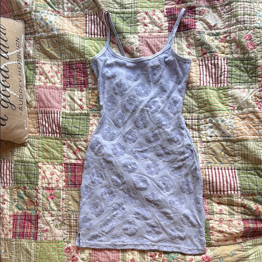 PacSun Terry Cloth Floral Mini Dress